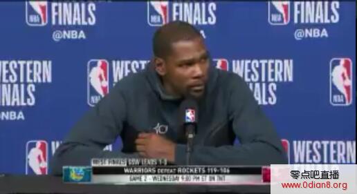 KD：我们还可以打得更好 系列赛很长必须保持专注