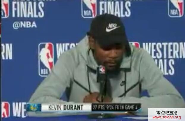 KD：我们本有机会赢球 还是要向火箭脱帽致敬