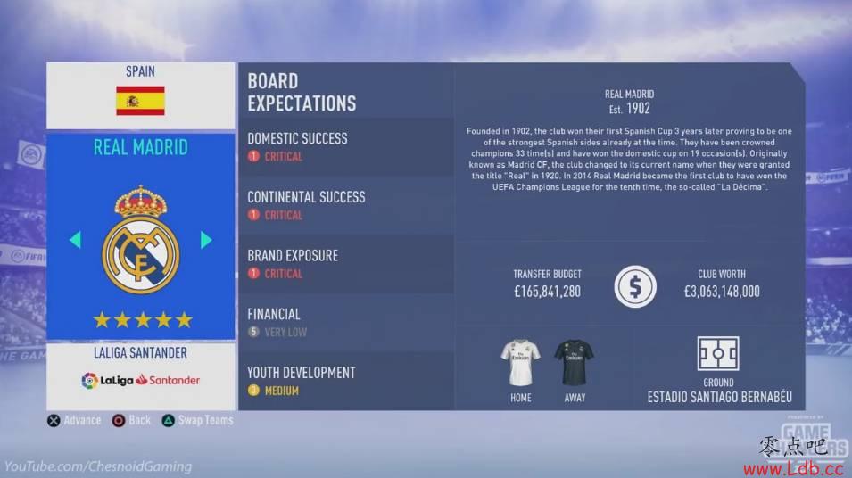 FIFA19初始预算排行：曼联力压曼城、巴黎居首
