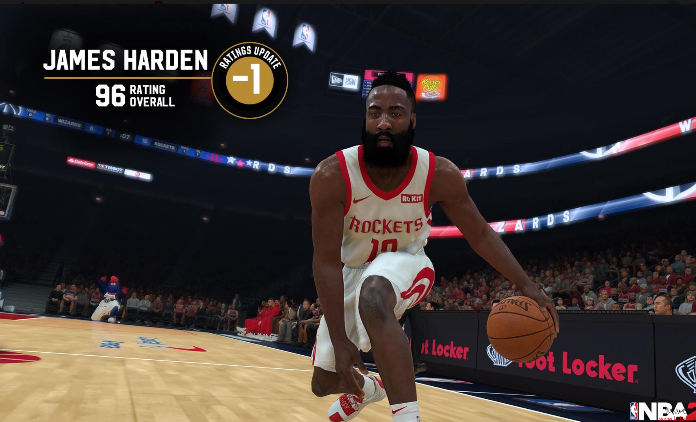 2K19能力值更新：字母哥+1 特雷杨+3 哈登-1 考辛斯-2