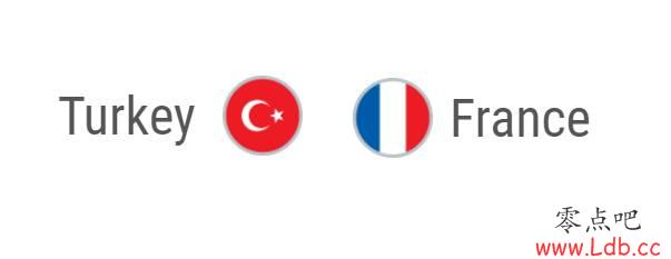 法国vs土耳其首发：姆巴佩、格子先发，博格巴出战