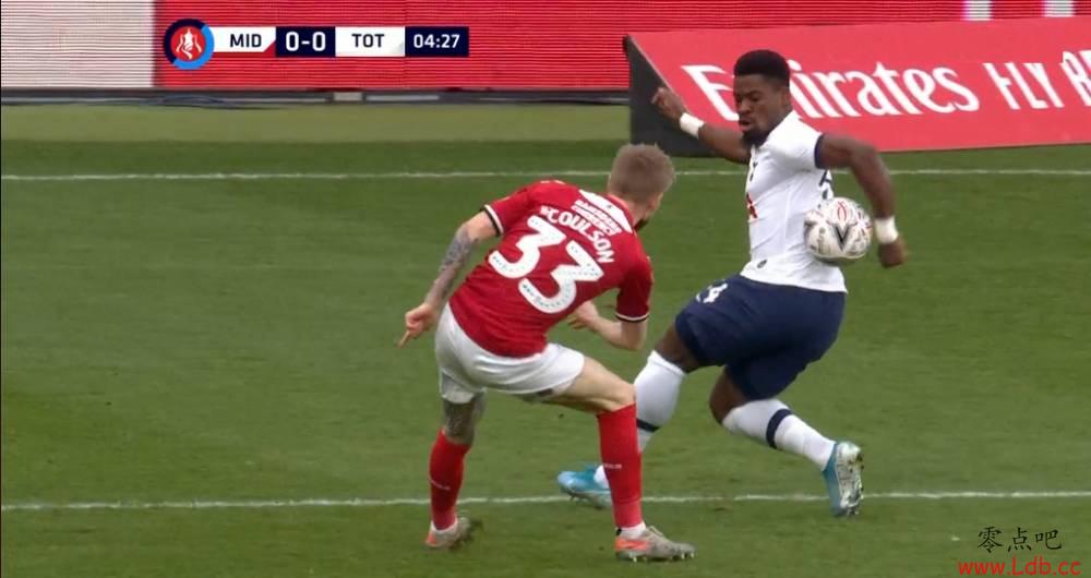 半场-加扎尼加两连挡阿尔德韦雷尔德门线救主 热刺0-0米堡【图】