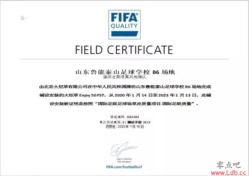 ³����УB6���ػ�FIFA����������֤��ͼ��