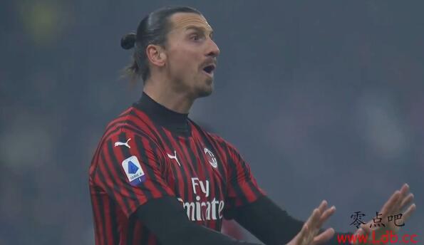 半场-雷比奇破门伊布传射 米兰客场2-0领先国米【图】